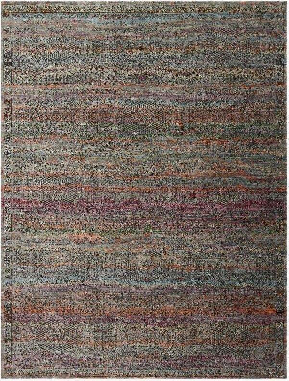 Javari Charcoal/Sunset 1'6" x 1'6" Rug