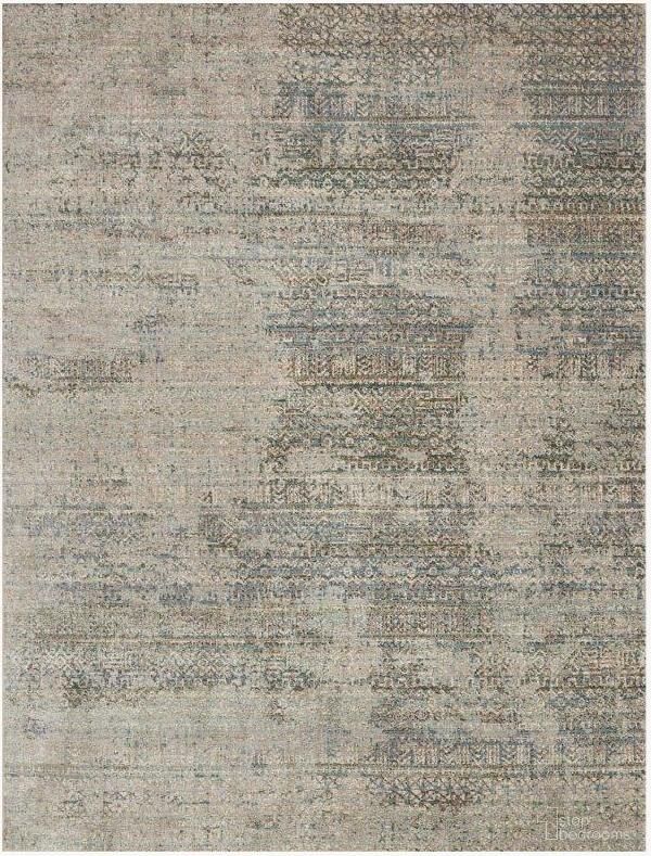 Javari Ivory/Sea 1'6" x 1'6" Rug