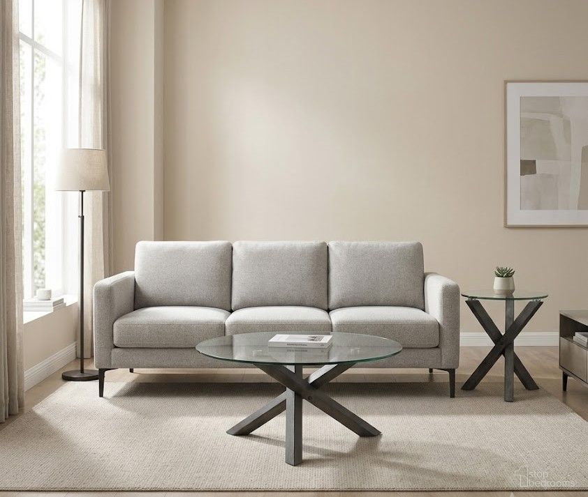 Jax Occasional Table Set In Carbon Shadow/Chrome