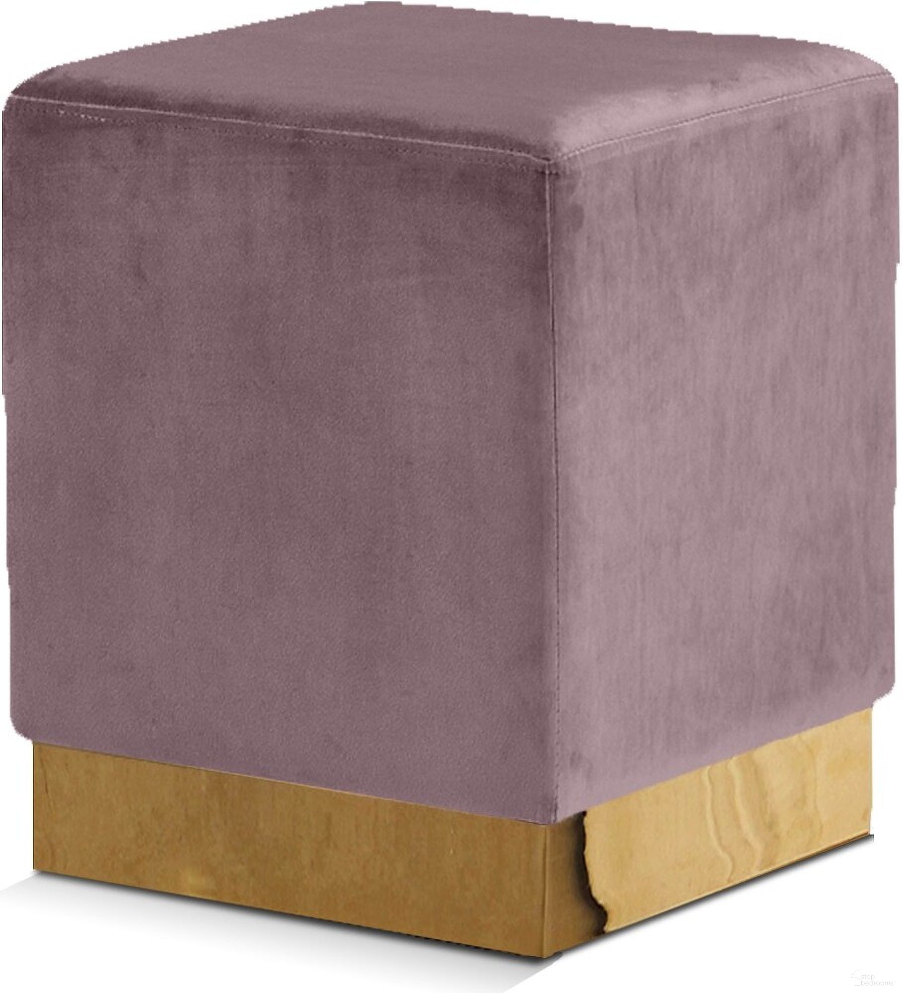 The appearance of Jax Velvet Ottoman/Stool In Pink designed by Meridian in the modern / contemporary interior design. This pink piece of furniture was selected by 1StopBedrooms from Jax Collection to add a touch of cosiness and style into your home. Sku: 134Pink. Material: Velvet.