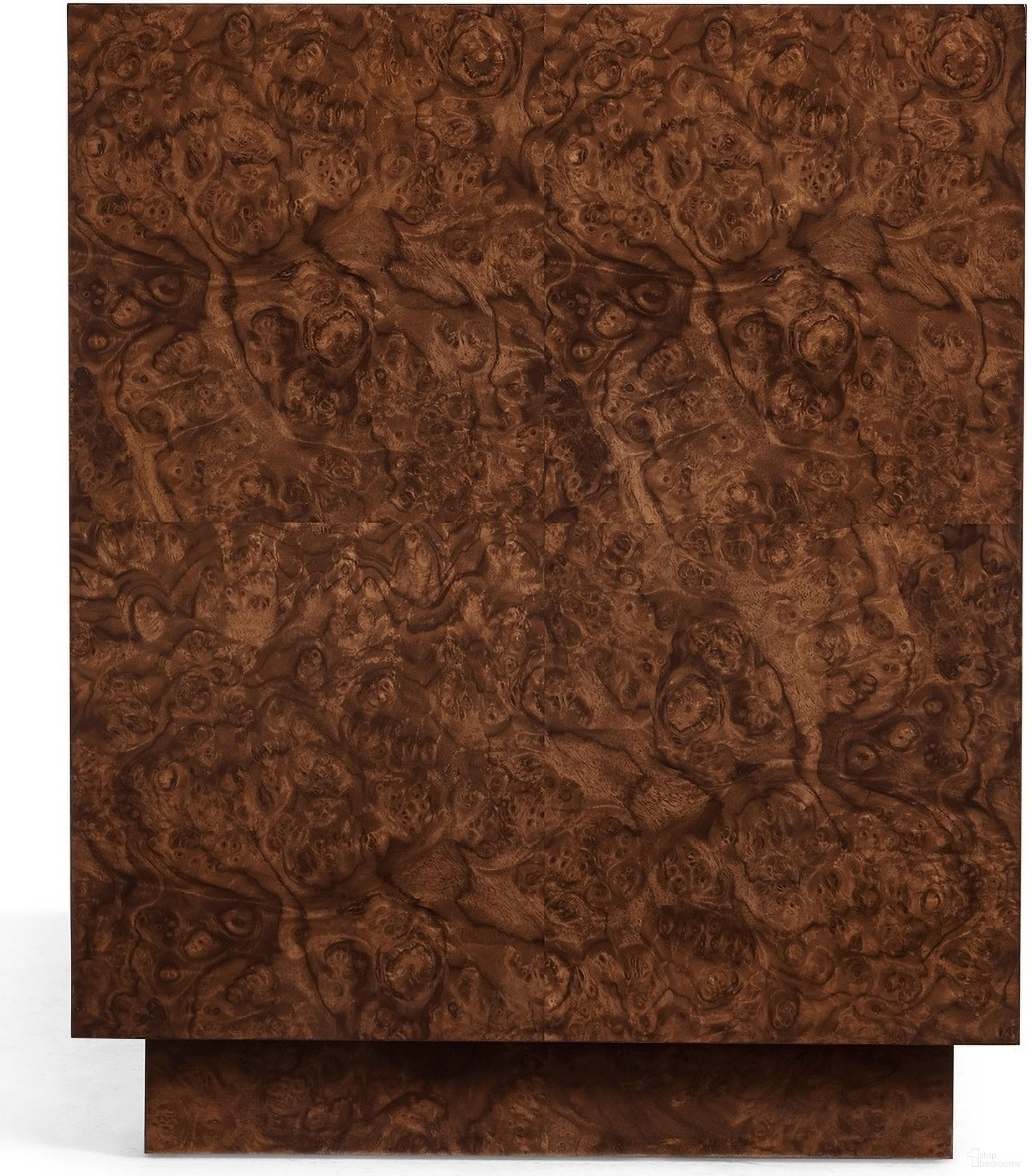 The appearance of JC Modern Jacques Radius End Table In Walnut Burl designed by Jonathan Charles in the modern / contemporary interior design. This walnut burl piece of furniture  was selected by 1StopBedrooms from JC Modern Collection to add a touch of cosiness and style into your home. Sku: 007-3-BN0-WBL. Material: Walnut Veneer.