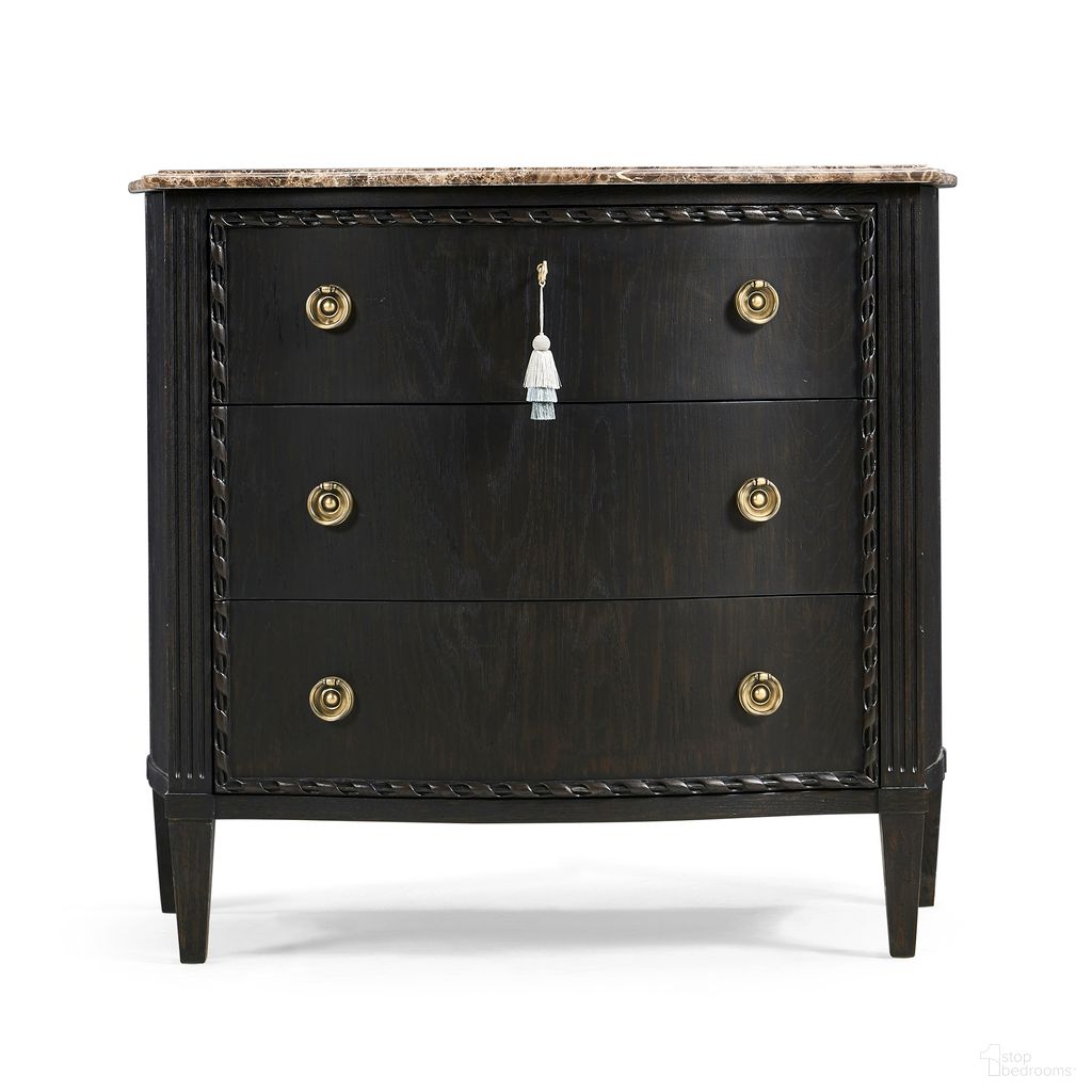 The appearance of JC Traditional Tangiers Drawer Chest In Ebonized Oak designed by Jonathan Charles in the traditional interior design. This ebonized oak piece of furniture was selected by 1StopBedrooms from JC Traditional Collection to add a touch of cosiness and style into your home. Sku: 007-1-931-EBO-TP;007-1-931-EBO-BS. Material: Oak.