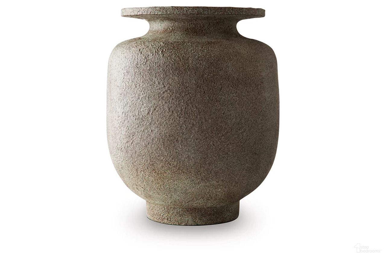 The appearance of Jedwick Vase In Gray and Brown designed by Signature Design by Ashley in the transitional interior design. This gray/brown piece of furniture was selected by 1StopBedrooms from Jedwick Collection to add a touch of cosiness and style into your home. Sku: A2000907.