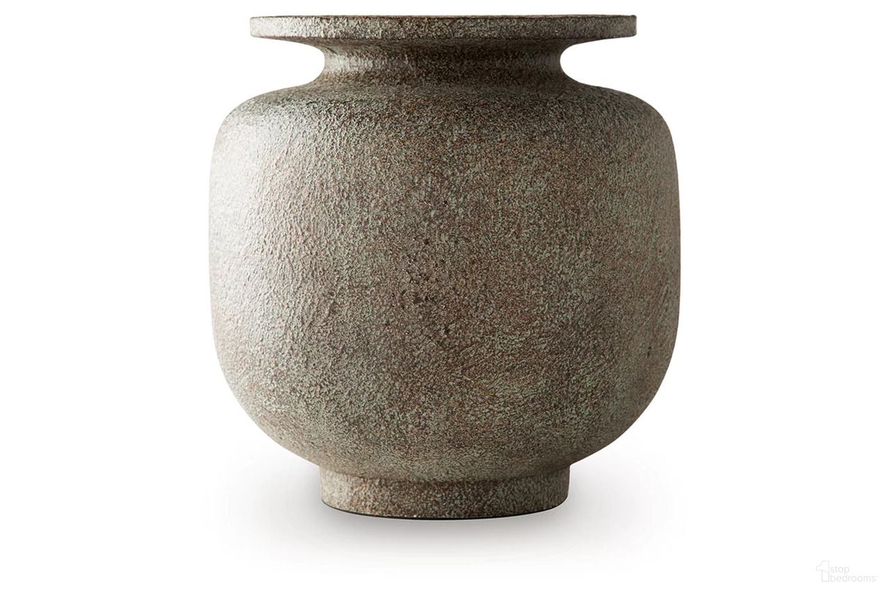 The appearance of Jedwick Vase In Gray and Brown designed by Signature Design by Ashley in the transitional interior design. This gray/brown piece of furniture was selected by 1StopBedrooms from Jedwick Collection to add a touch of cosiness and style into your home. Sku: A2000906.