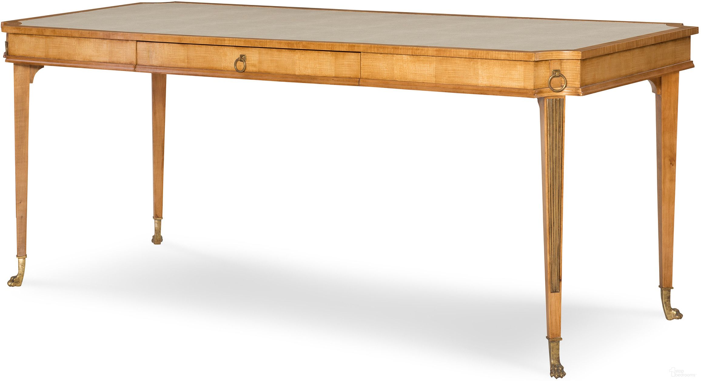 The appearance of Jeffrey Desk In Butterscotch designed by Century Furniture in the modern / contemporary interior design. This butterscotch piece of furniture was selected by 1StopBedrooms from Grand Tour Furniture Collection to add a touch of cosiness and style into your home. Sku: SF5771. Material: Maple.