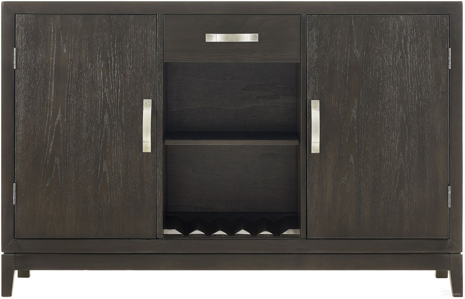 The appearance of Jeffries Side Board In Espresso designed by Crown Mark in the transitional interior design. This espresso piece of furniture  was selected by 1StopBedrooms from Jeffries Collection to add a touch of cosiness and style into your home. Sku: 2070-SB. Material: Wood.