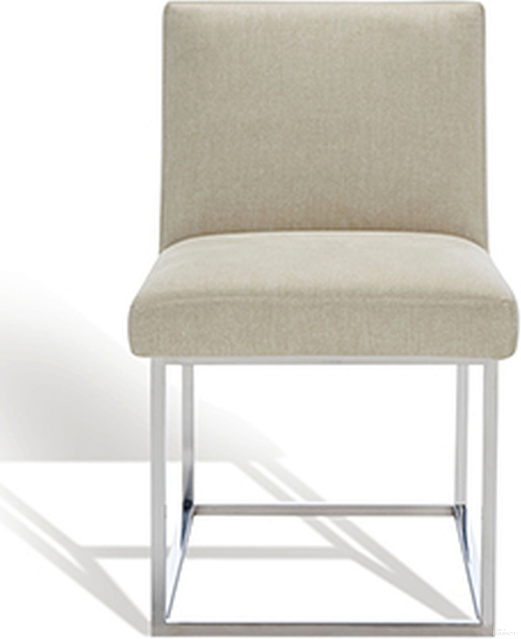 The appearance of Jenette Dining Chair In Taupe And Silver designed by Safavieh Couture in the modern / contemporary interior design. This silver piece of furniture  was selected by 1StopBedrooms from Jenette Collection to add a touch of cosiness and style into your home. Sku: KNT7042B. Material: Wood. Chair Type: Side Chair.