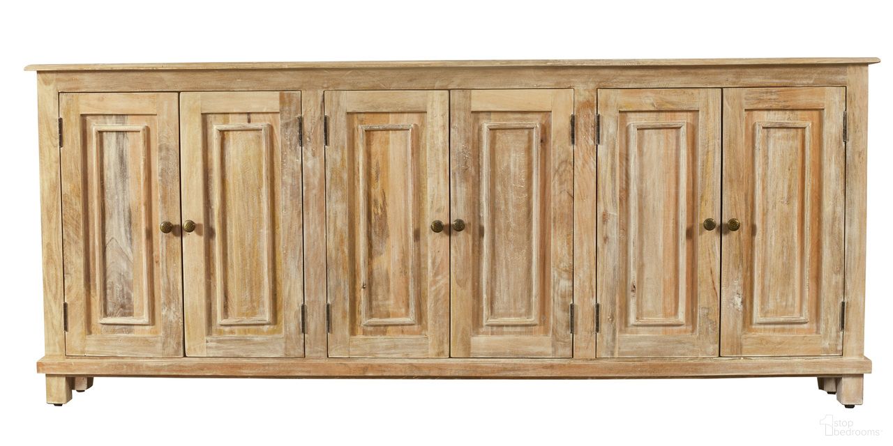 Jenna 6 Door Sideboard In Natural