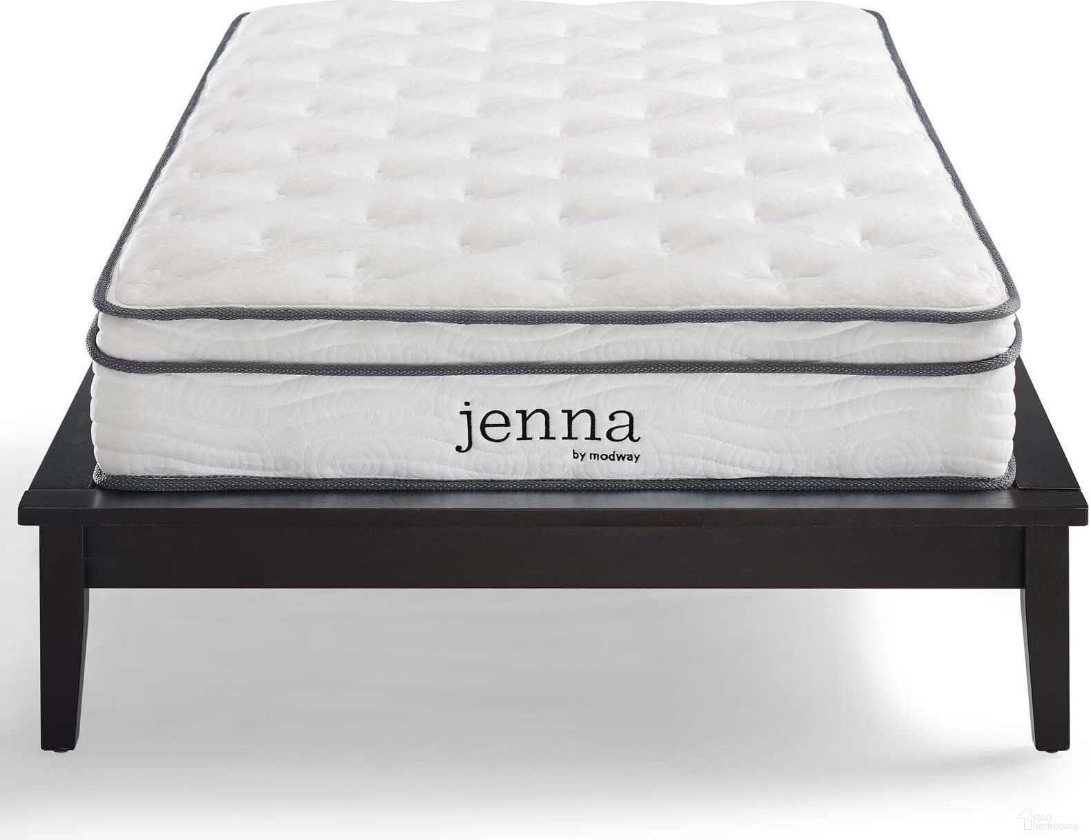 Jenna White 8 Inch Narrow Twin Innerspring Mattress MOD-6132-WHI