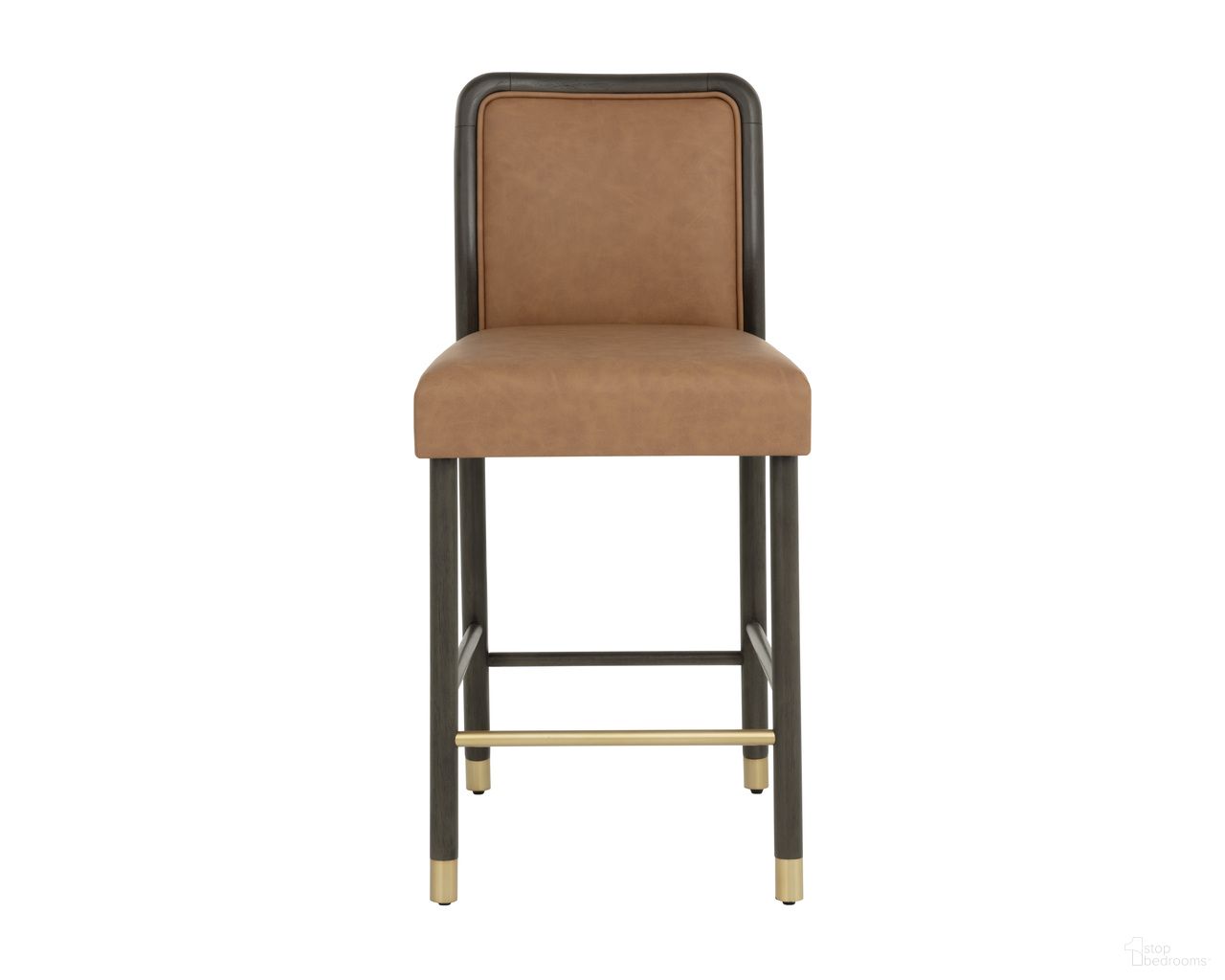 Jeno Counter Stool In Milliken Cognac