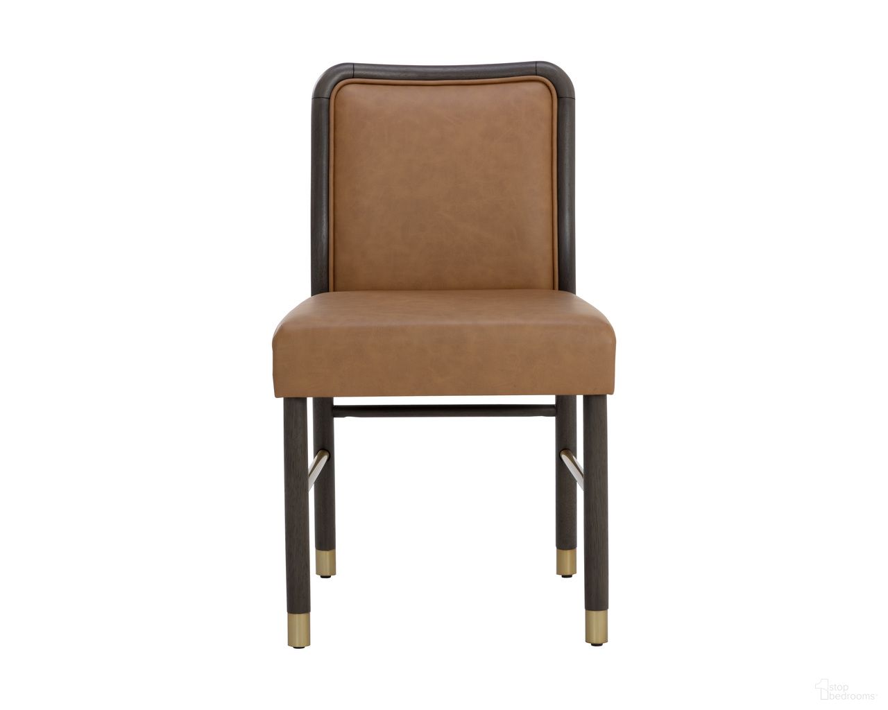 Jeno Dining Chair Set of 2 In Milliken Cognac