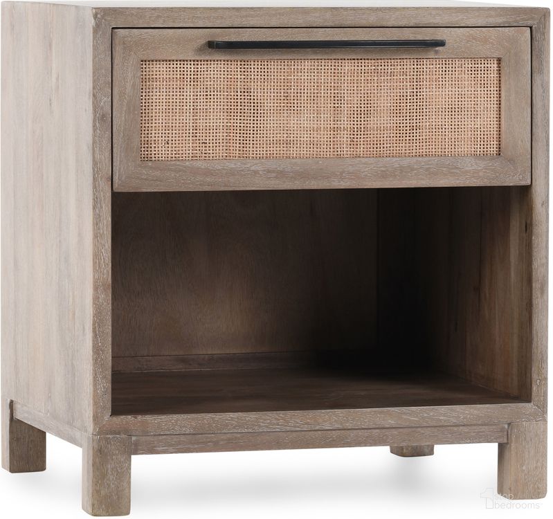 The appearance of Jensen 1 Drawer Nightstand In Taupe designed by Classic Home in the traditional interior design. This taupe piece of furniture was selected by 1StopBedrooms from Jensen Collection to add a touch of cosiness and style into your home. Sku: 54010209. Material: Mango Wood.