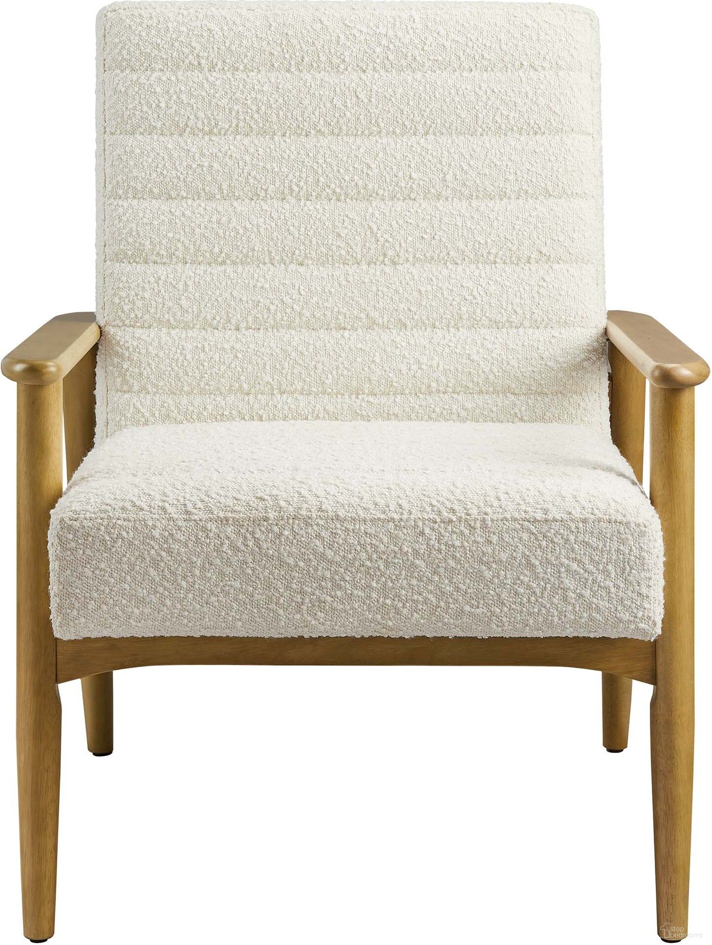 The appearance of Jensen Boucle Fabric Accent Chair In Ivory designed by Modway in the modern / contemporary interior design. This ivory piece of furniture was selected by 1StopBedrooms from Jensen Collection to add a touch of cosiness and style into your home. Sku: EEI-6780-FRO-IVO. Material: Boucle Fabric.