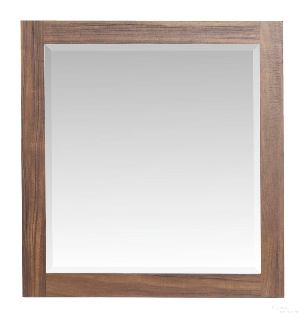 The appearance of Jensen Paper Mirror In Tavern Brown designed by Magnussen in the transitional interior design. This tavern brown piece of furniture  was selected by 1StopBedrooms from Jensen Collection to add a touch of cosiness and style into your home. Sku: B6306-48. Material: Laminate.