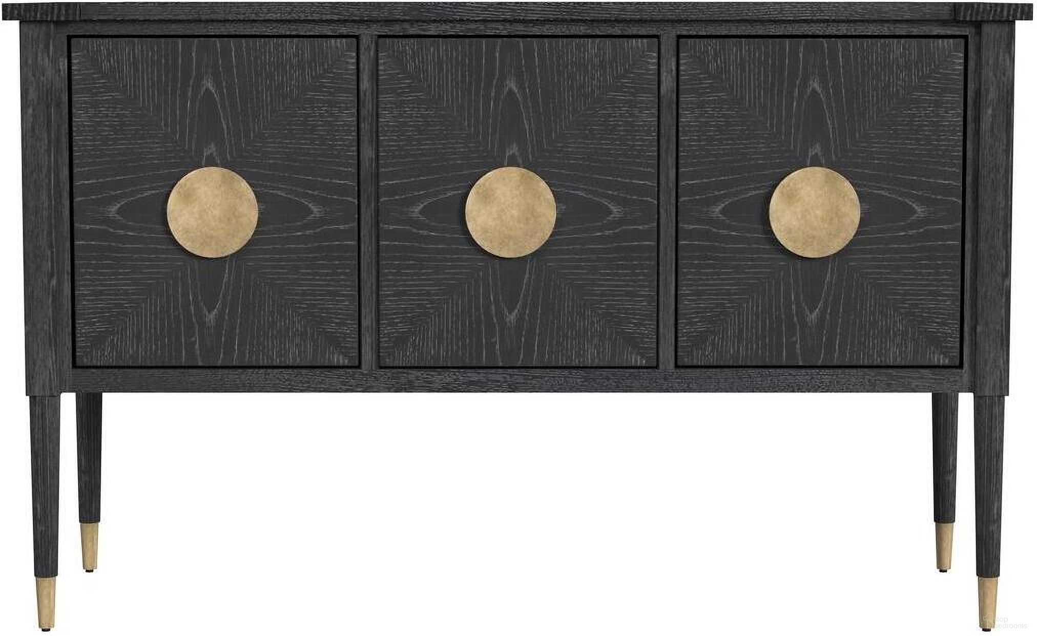 The appearance of Jensen Server In Black designed by Bassett Mirror Company in the modern / contemporary interior design. This black piece of furniture was selected by 1StopBedrooms from to add a touch of cosiness and style into your home. Sku: 7015-LR-400. Material: Wood.