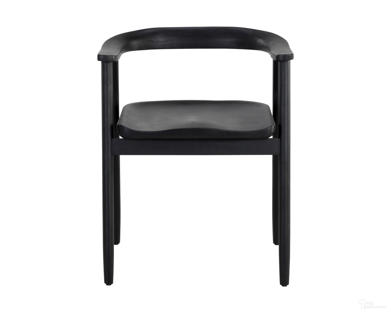 Jeremy Dining Armchair In Black