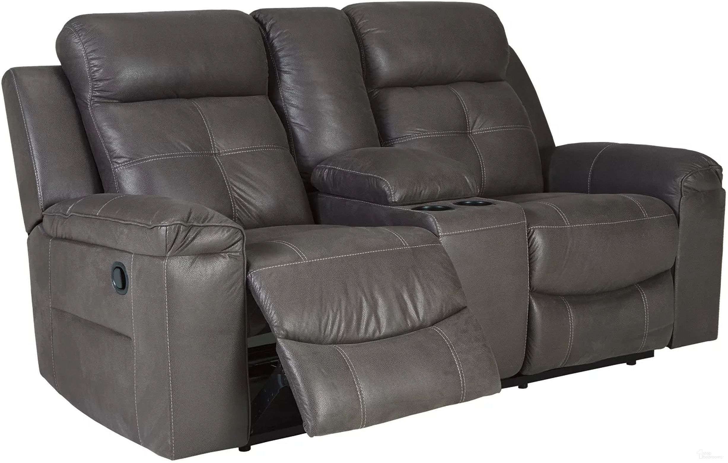 Jesolo Reclining Living Room Set In Dark Gray by Ashley Furniture