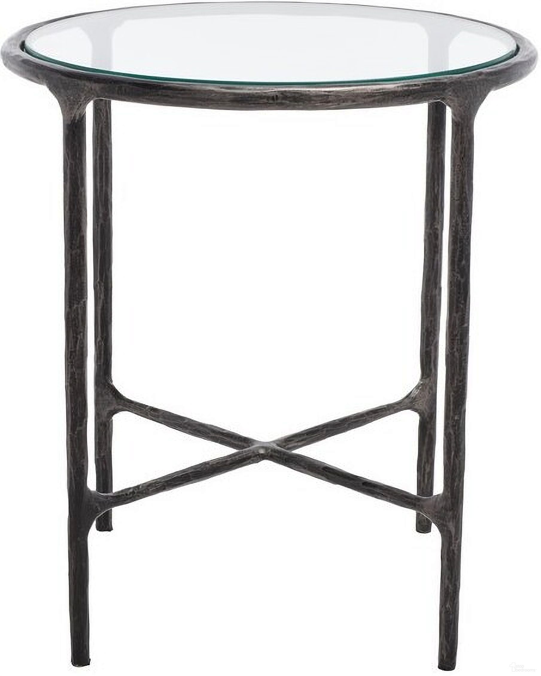 The appearance of Jessa Metal Round End Table In Black designed by Safavieh Couture in the glam interior design. This black piece of furniture was selected by 1StopBedrooms from Jessa Collection to add a touch of cosiness and style into your home. Sku: SFV9505E. Material: Metal.