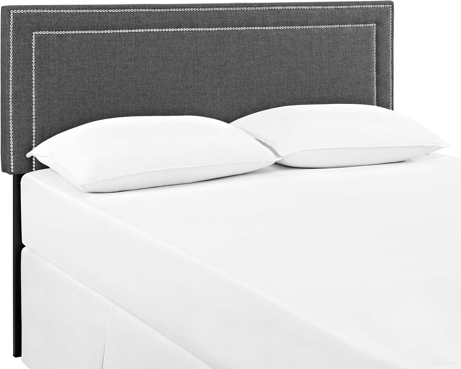 The appearance of Jessamine Gray Full Upholstered Fabric Headboard designed by Modway in the modern / contemporary interior design. This gray piece of furniture  was selected by 1StopBedrooms from Jessamine Collection to add a touch of cosiness and style into your home. Sku: MOD-5376-GRY. Material: Fabric. Bed Size: Full.