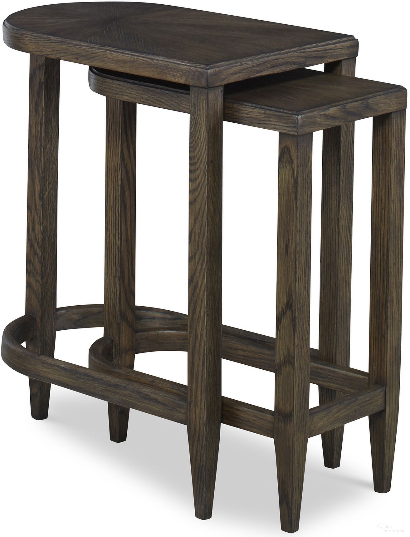 The appearance of Jesse Nesting Tables In Dark Brown designed by Century Furniture in the rustic / southwestern interior design. This dark brown piece of furniture  was selected by 1StopBedrooms from Monarch Collection to add a touch of cosiness and style into your home. Sku: MN5864. Material: Solid Oak.