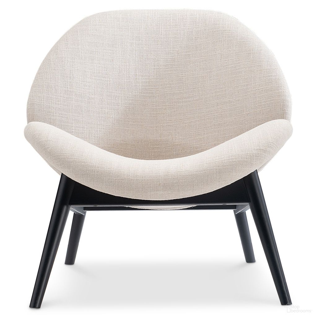 Jett Fabric Chair In Beige and Tan