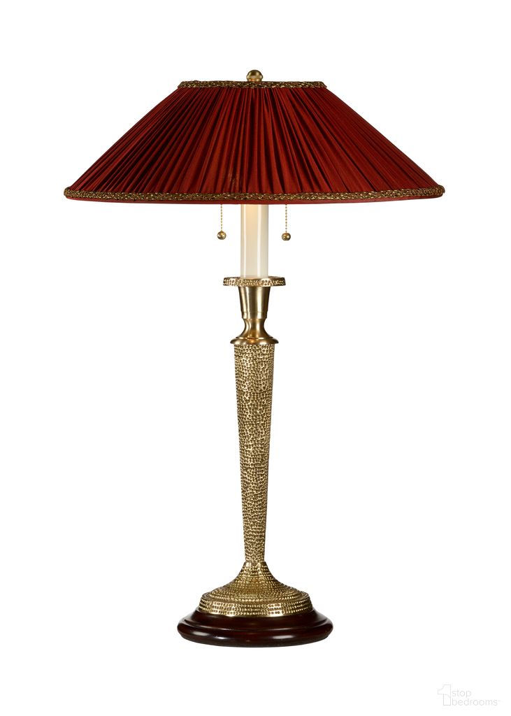 Jeweler's Hammer Lamp In Gold and Red