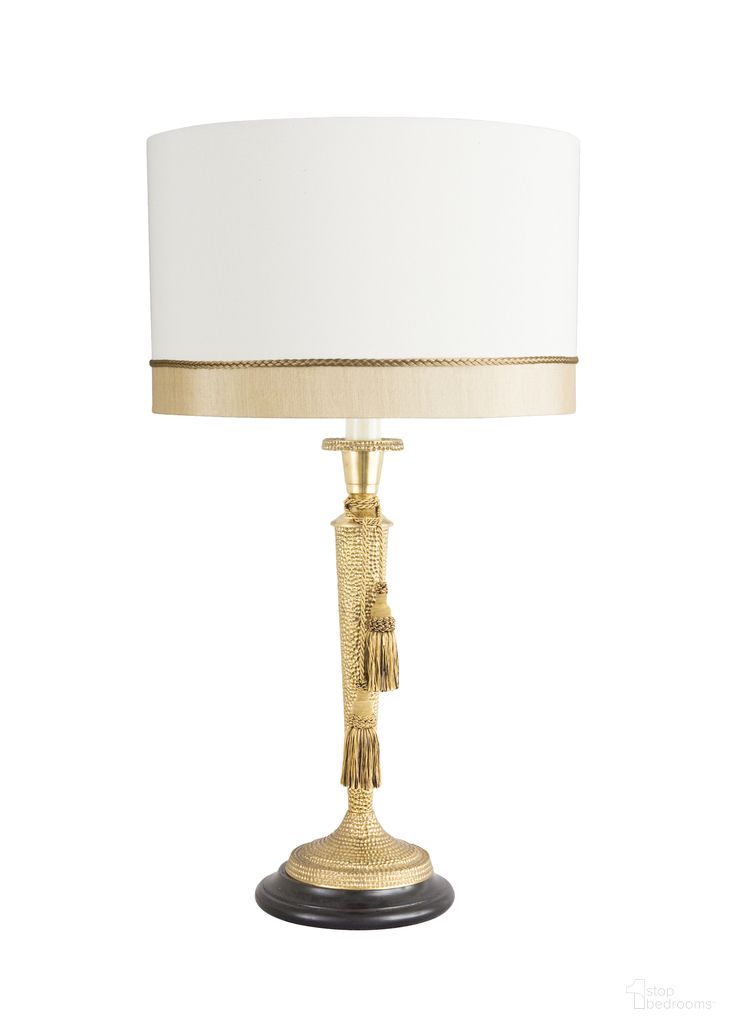 Jeweler's Hammer Lamp In Gold and White