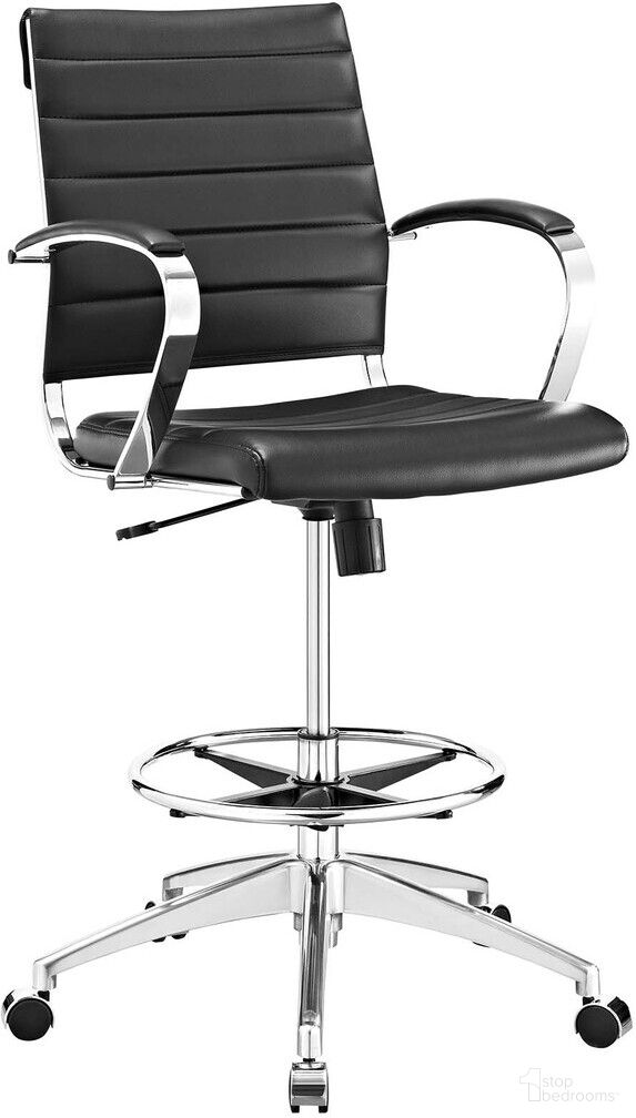 Jive Drafting Chair In Black