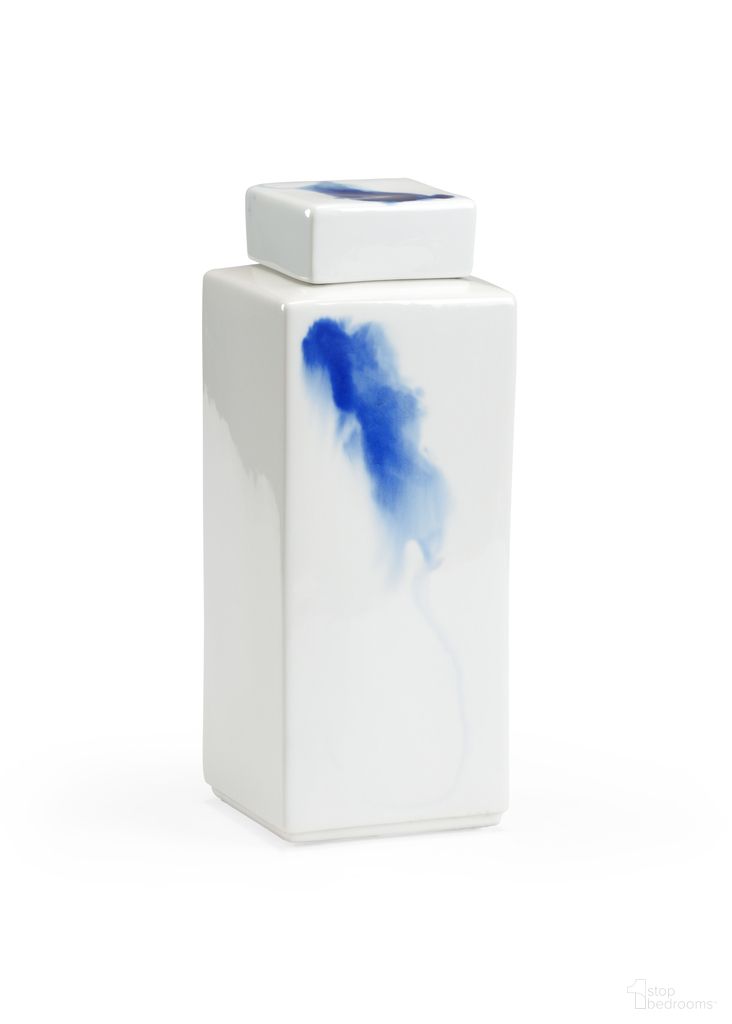Jizhou Vase Large In Blue and Cream