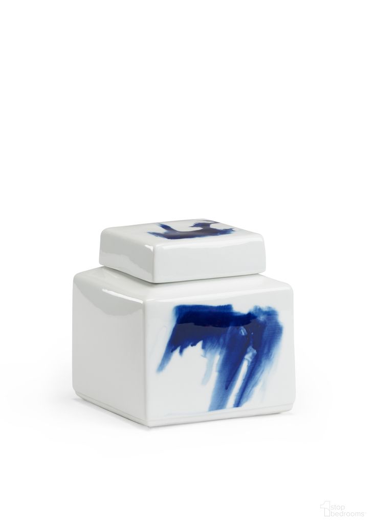 Jizhou Vase Small In Blue and Cream