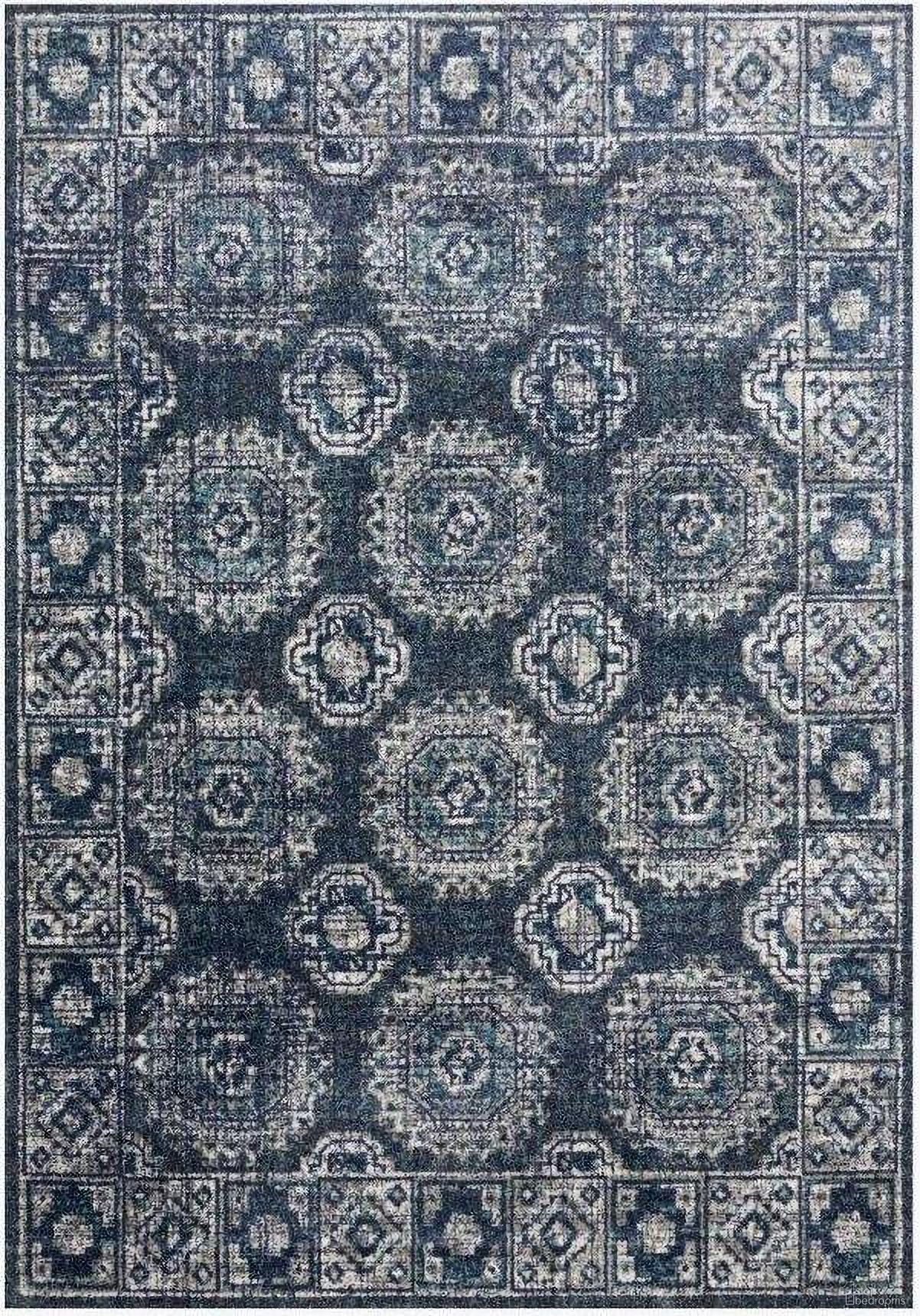 Joaquin Denim/Grey 1'6" x 1'6" Rug