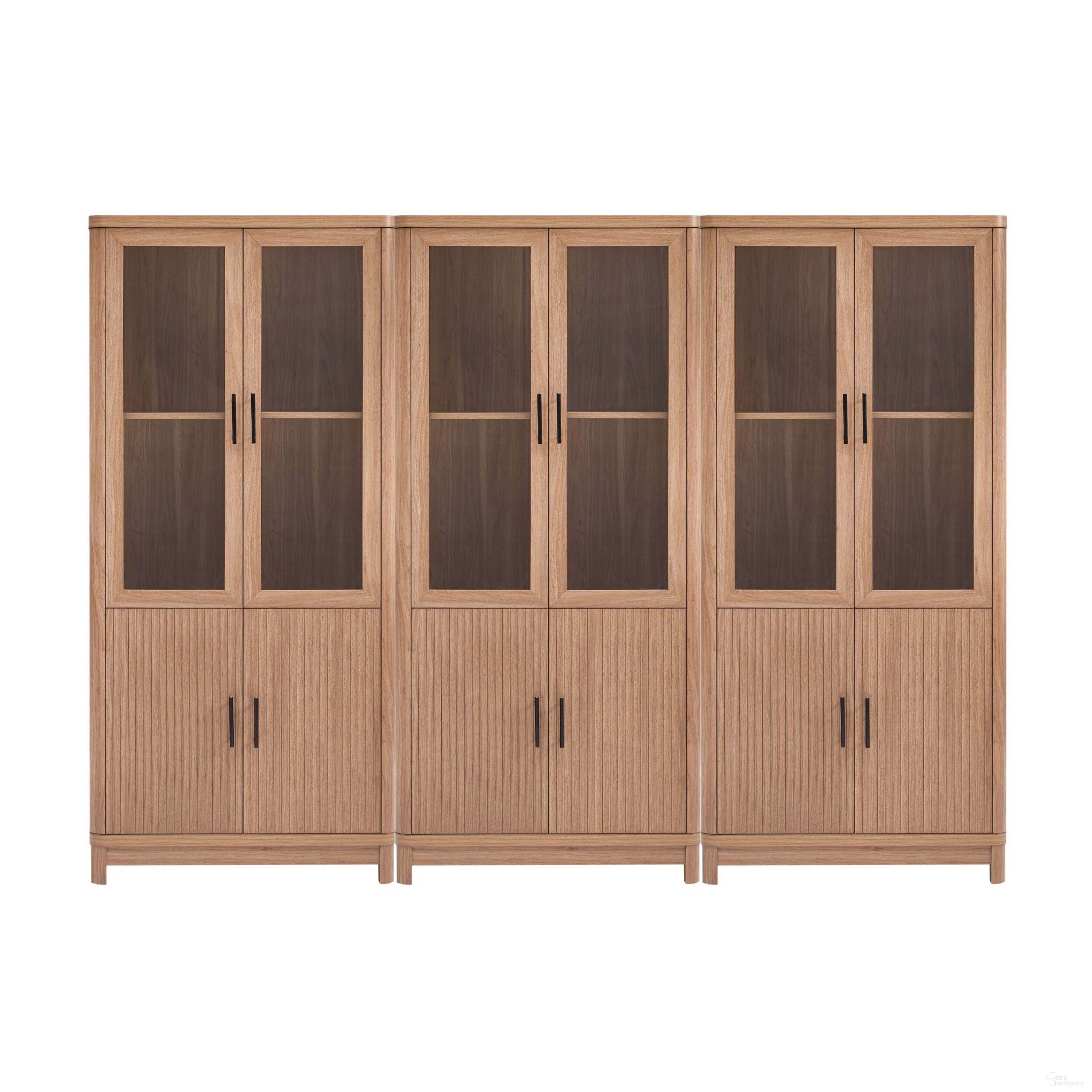 The appearance of Jodie Bookcase Set of 3 In Maple designed by Manhattan Comfort in the transitional interior design. This maple piece of furniture was selected by 1StopBedrooms from Jodie Collection to add a touch of cosiness and style into your home. Sku: BC001-MP;BC001-MP;BC001-MP. Material: Wood.