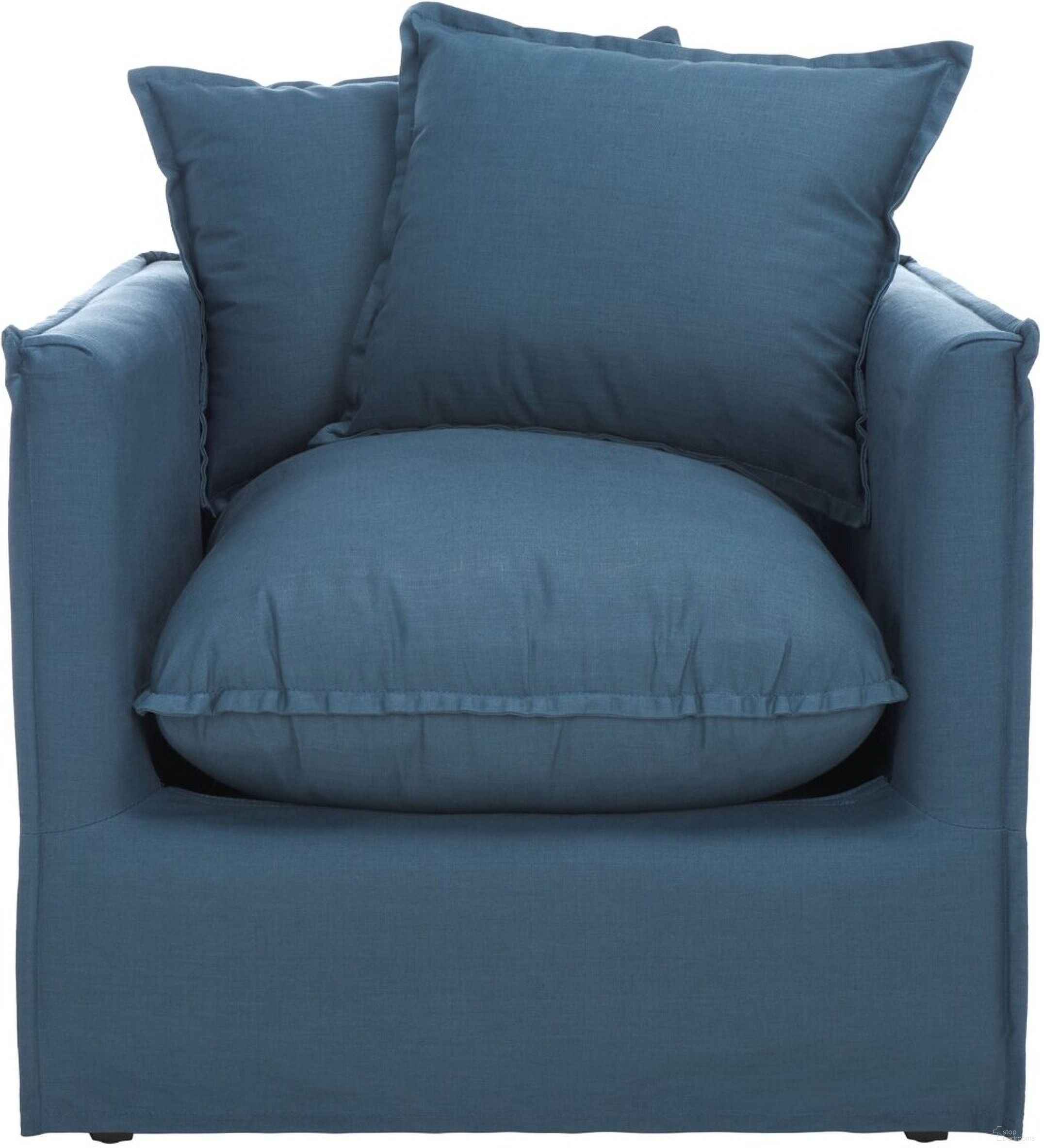 The appearance of Joey Blue Arm Chair designed by Safavieh in the modern / contemporary interior design. This blue piece of furniture was selected by 1StopBedrooms from Safavieh MCR Collection to add a touch of cosiness and style into your home. Sku: MCR4651A. Material: Wood.