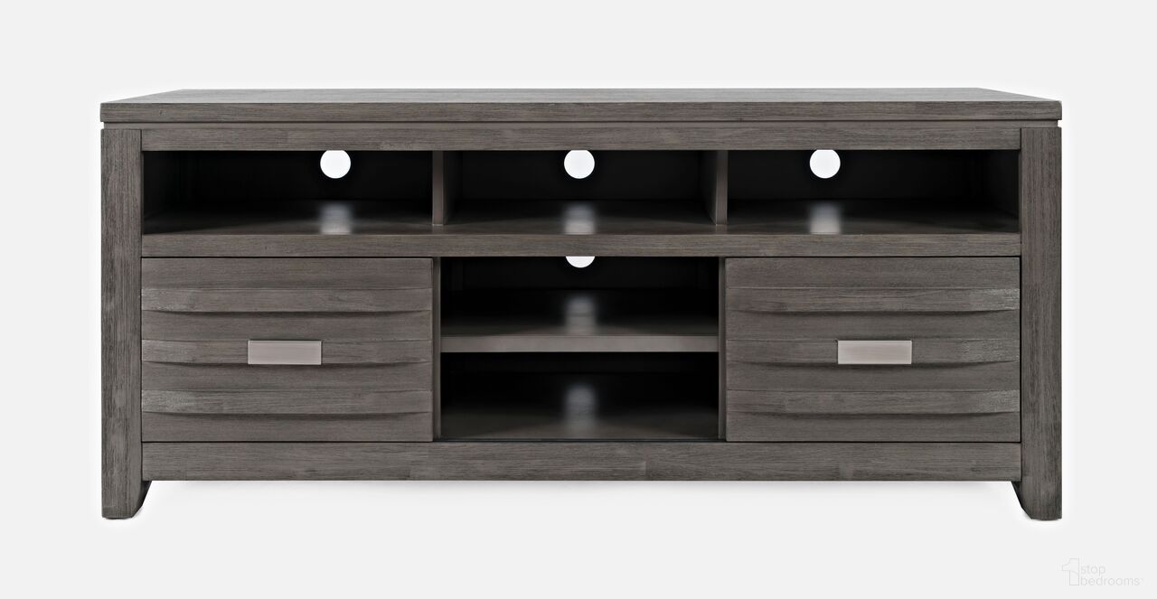 The appearance of Altamonte 60 Inch Media Console TV Stand In Brushed Grey designed by Jofran in the modern / contemporary interior design. This brushed grey piece of furniture was selected by 1StopBedrooms from Altamonte Collection to add a touch of cosiness and style into your home. Sku: 1854-60. Material: Acacia.