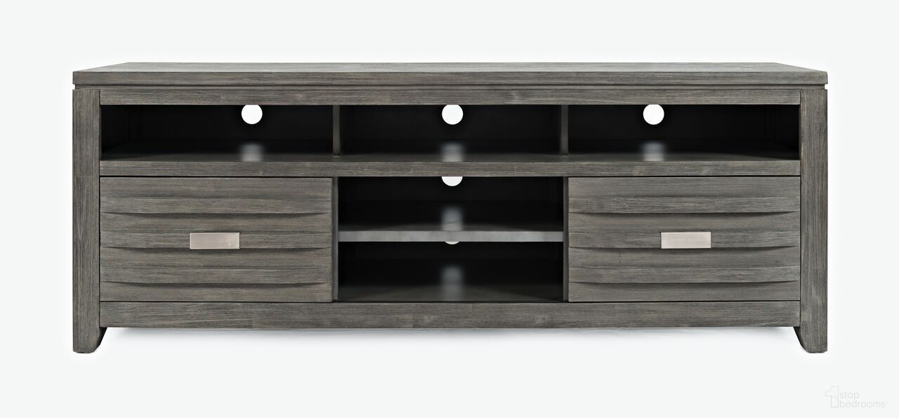 The appearance of Altamonte 70 Inch Media Console TV Stand In Brushed Grey designed by Jofran in the modern / contemporary interior design. This brushed grey piece of furniture was selected by 1StopBedrooms from Altamonte Collection to add a touch of cosiness and style into your home. Sku: 1854-70. Material: Acacia.