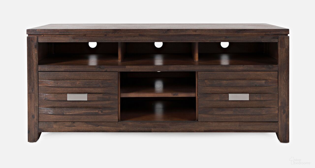 The appearance of Altamonte 60 Inch Media Console TV Stand In Walnut designed by Jofran in the modern / contemporary interior design. This walnut piece of furniture  was selected by 1StopBedrooms from Altamonte Collection to add a touch of cosiness and style into your home. Sku: 1856-60. Material: Acacia.