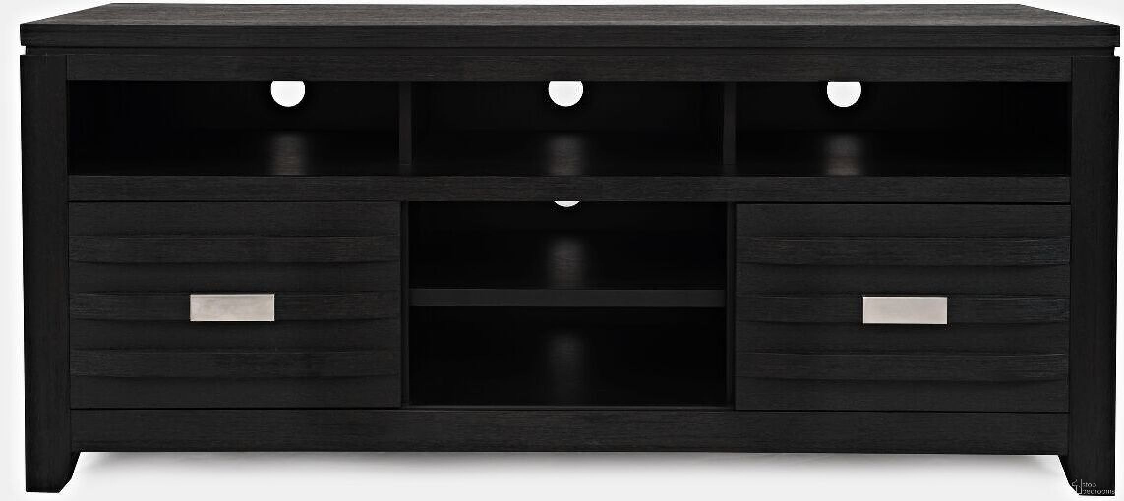 The appearance of Altamonte 60 Inch Media Console TV Stand In Dark Charcoal designed by Jofran in the modern / contemporary interior design. This dark charcoal piece of furniture was selected by 1StopBedrooms from Altamonte Collection to add a touch of cosiness and style into your home. Sku: 1852-60. Material: Acacia.
