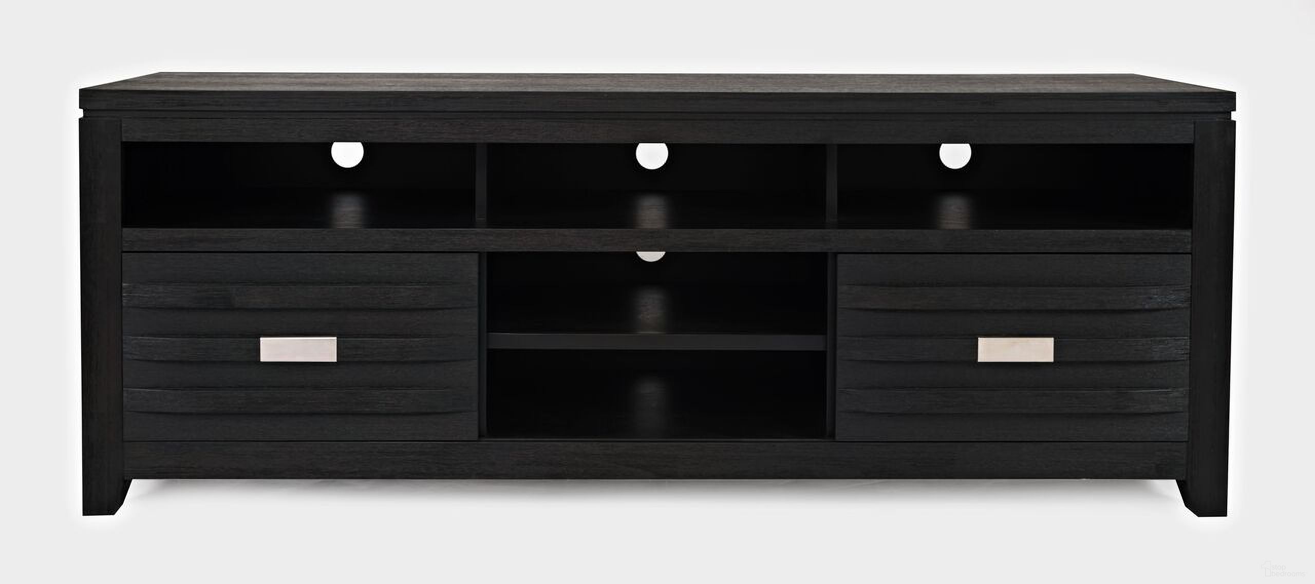 The appearance of Altamonte 70 Inch Media Console TV Stand In Dark Charcoal designed by Jofran in the modern / contemporary interior design. This dark charcoal piece of furniture was selected by 1StopBedrooms from Altamonte Collection to add a touch of cosiness and style into your home. Sku: 1852-70. Material: Acacia.