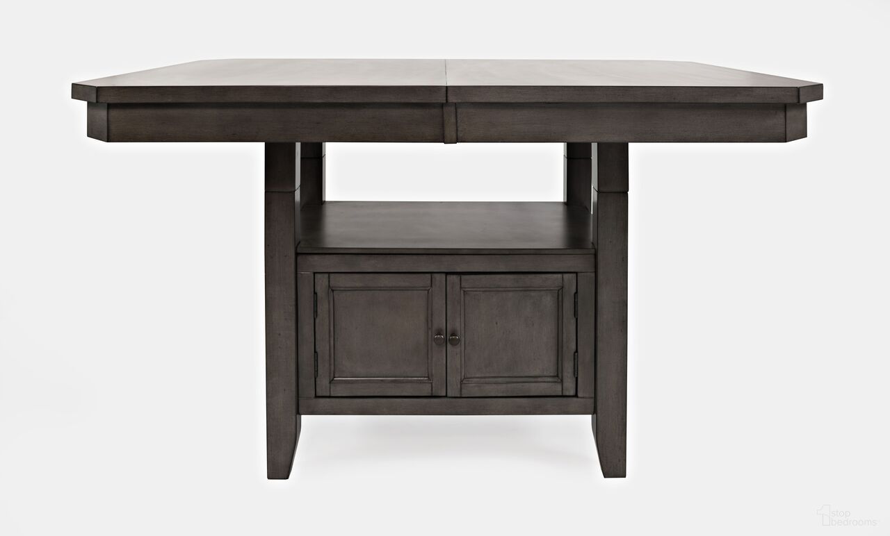 The appearance of Manchester 78 Inch Adjustable Height Rectangle Dining Table In Grey designed by Jofran in the transitional interior design. This grey piece of furniture  was selected by 1StopBedrooms from Manchester Collection to add a touch of cosiness and style into your home. Sku: 1872-78B;1872-78T. Table Base Style: Legs. Table Top Shape: Rectangular. Size: 78" x 42". Material: Acacia.