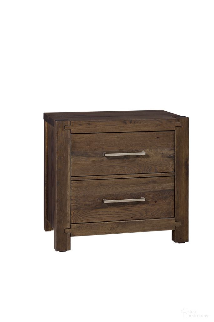 The appearance of Joinery 2 Drawer Nightstand In Espresso Oak designed by Artisan & Post in the modern / contemporary interior design. This espresso oak piece of furniture was selected by 1StopBedrooms from Joinery Collection to add a touch of cosiness and style into your home. Sku: 190-227. Material: Wood.