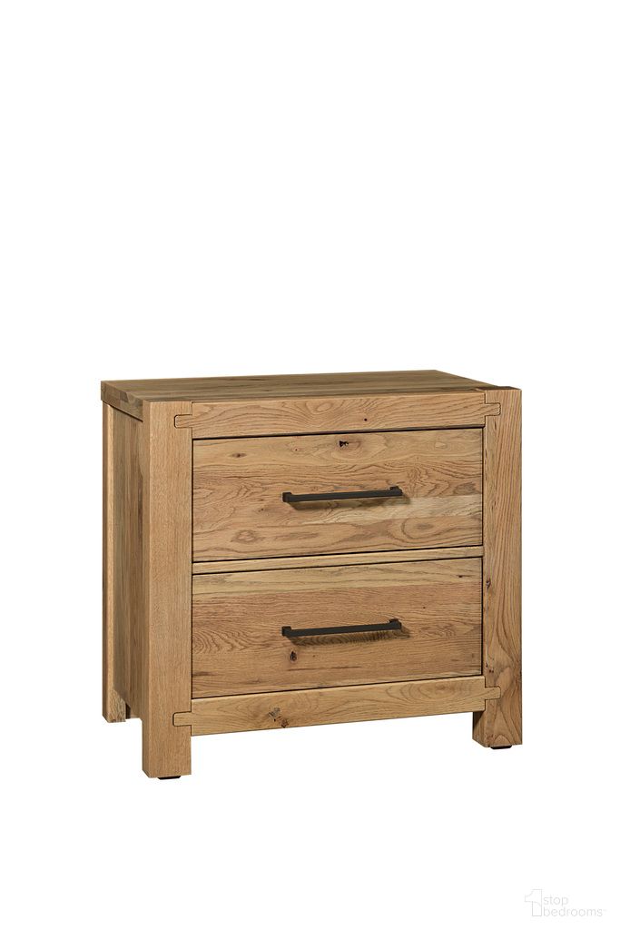 The appearance of Joinery 2 Drawer Nightstand In Natural Oak designed by Artisan & Post in the modern / contemporary interior design. This natural oak piece of furniture was selected by 1StopBedrooms from Joinery Collection to add a touch of cosiness and style into your home. Sku: 192-227. Material: Wood.