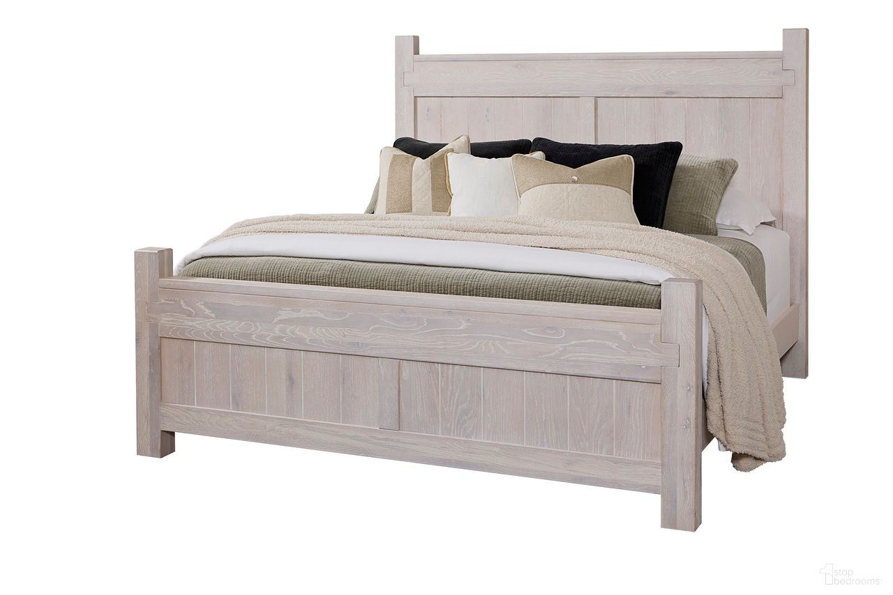 Joinery King Poster Bed In Whitewashed Oak