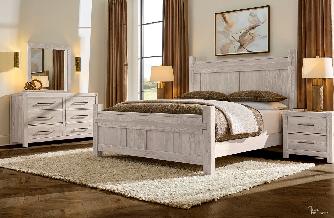 The appearance of Joinery Poster Bedroom Set In Whitewashed Oak designed by Artisan & Post in the modern / contemporary interior design. This whitewashed oak piece of furniture was selected by 1StopBedrooms from Joinery Collection to add a touch of cosiness and style into your home. Sku: 194-557;194-755;194-922;194-227. Material: Wood. Bed Size: California King.
