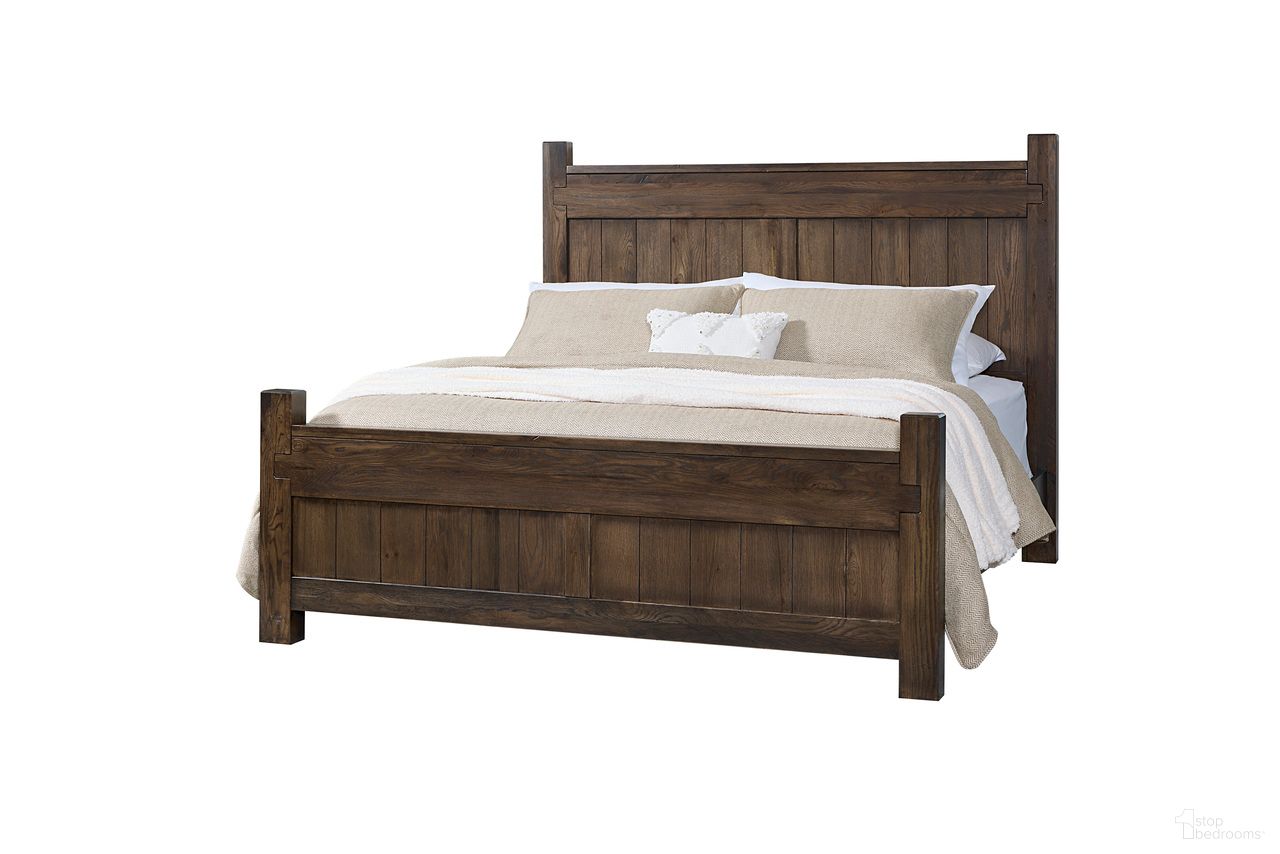 The appearance of Joinery Queen Poster Bed In Espresso Oak designed by Artisan & Post in the modern / contemporary interior design. This espresso oak piece of furniture was selected by 1StopBedrooms from Joinery Collection to add a touch of cosiness and style into your home. Sku: 190-557;190-755;190-922. Bed Type: Poster Bed. Material: Wood. Bed Size: Queen.