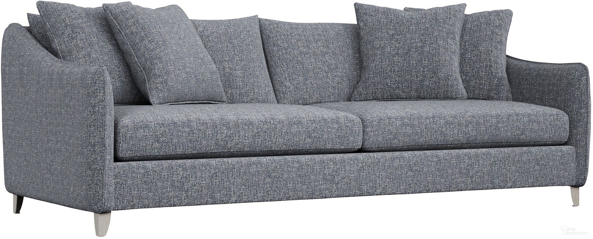 Joli Chenille Fabric Sofa In Grey