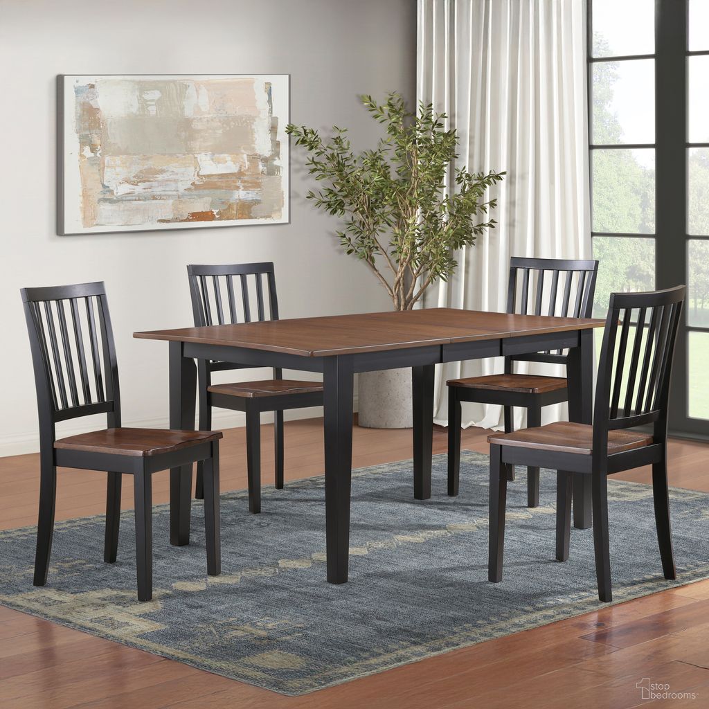 The appearance of Joplin Rectangular Dining Room Set In Brown designed by Steve Silver in the modern / contemporary interior design. This brown piece of furniture was selected by 1StopBedrooms from Joplin Collection to add a touch of cosiness and style into your home. Sku: JOP500NT;JOP500NS. Table Top Shape: Rectangular. Material: Rubberwood. Size: 36" x 50".