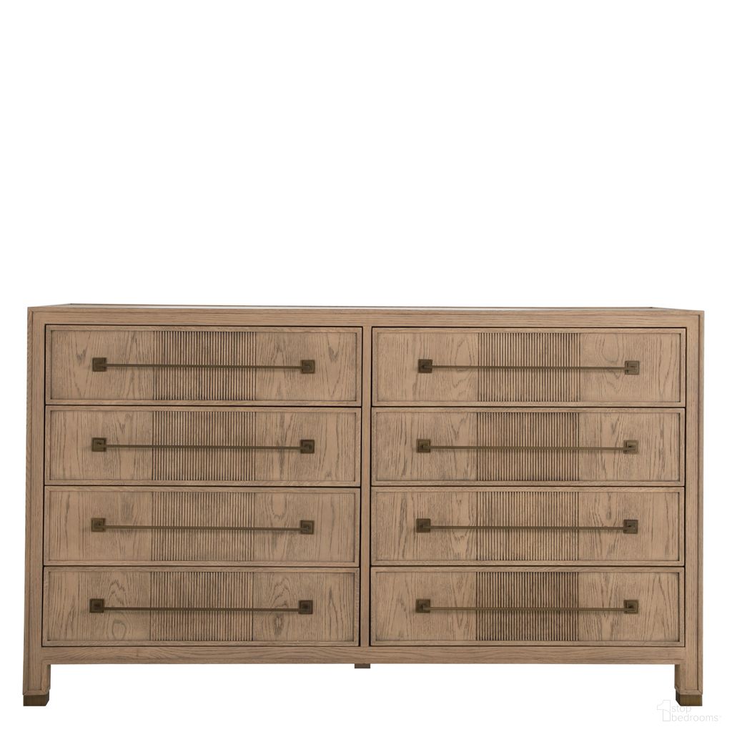 The appearance of Jordan Dresser In Blonde Natural and Brushed Bronze designed by Gabby in the transitional interior design. This blonde natural/brushed bronze piece of furniture was selected by 1StopBedrooms from Jordan Collection to add a touch of cosiness and style into your home. Sku: SCH-175439. Material: Oak.