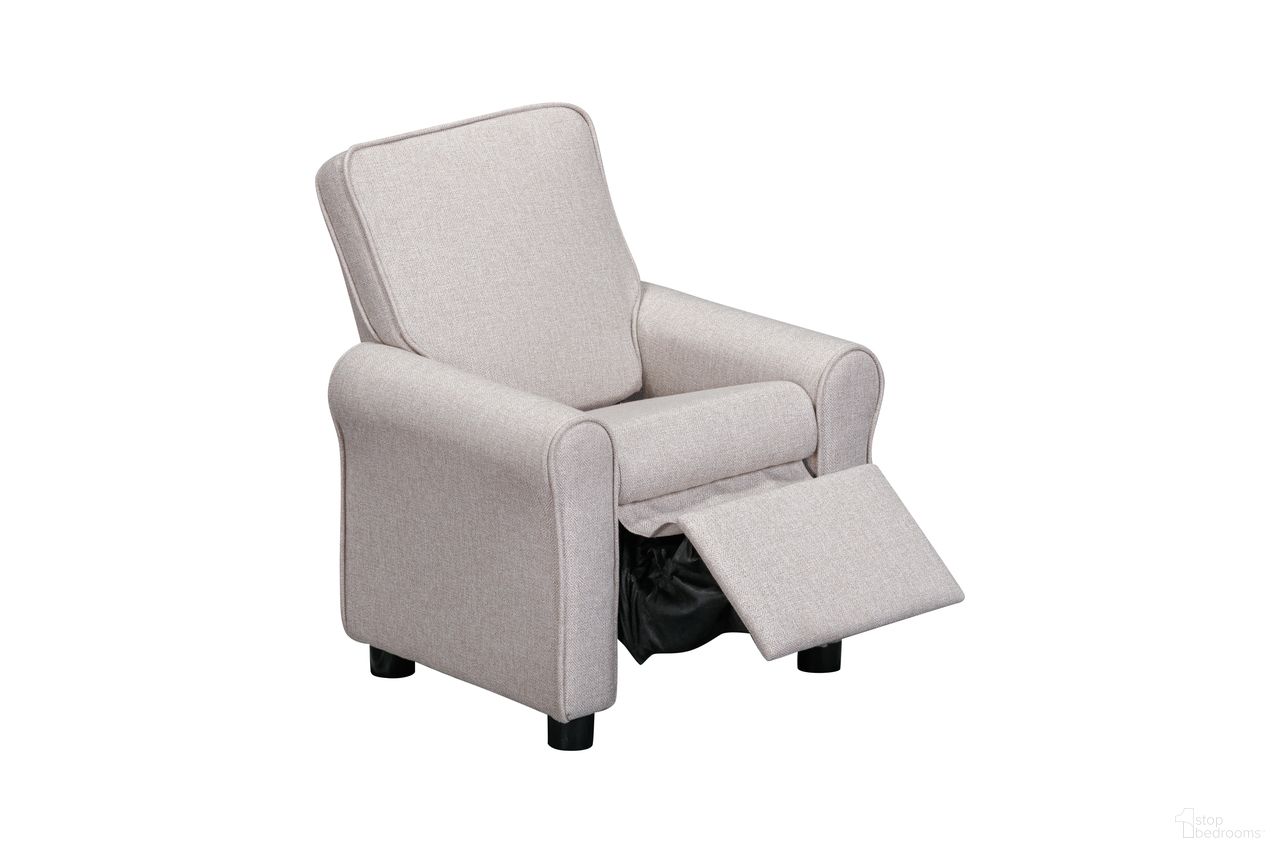Jordan Kids Recliner In Greige