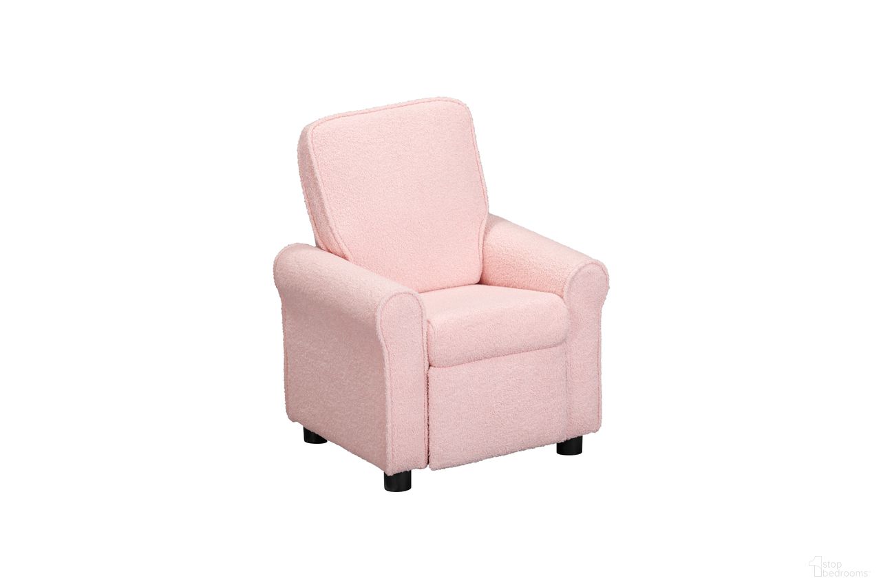 Jordan Kids Recliner In Wooly Pink