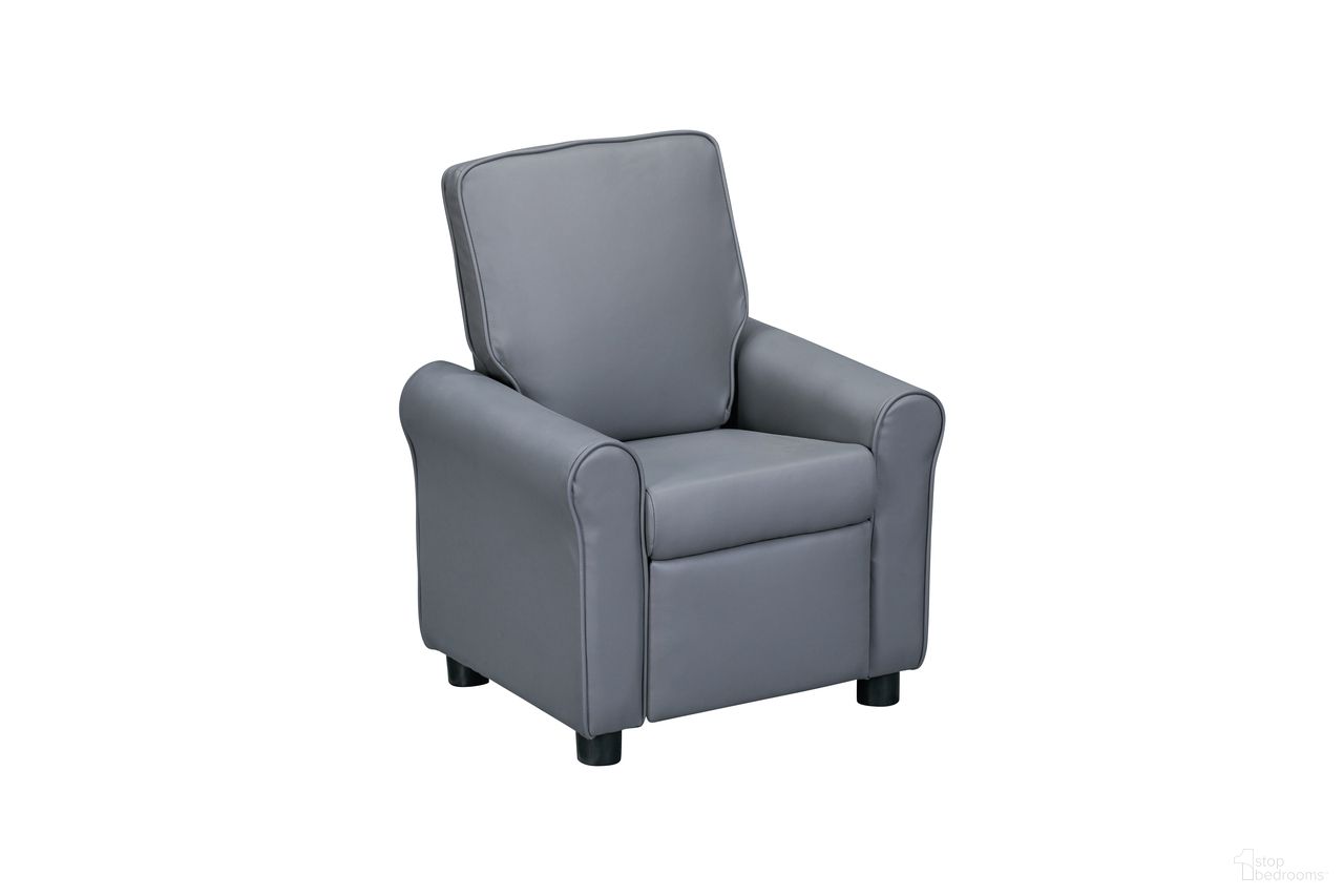 Jordan Kids Recliner Vegan Leather In Mink